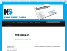 Tablet Screenshot of ks-hydraulik.com